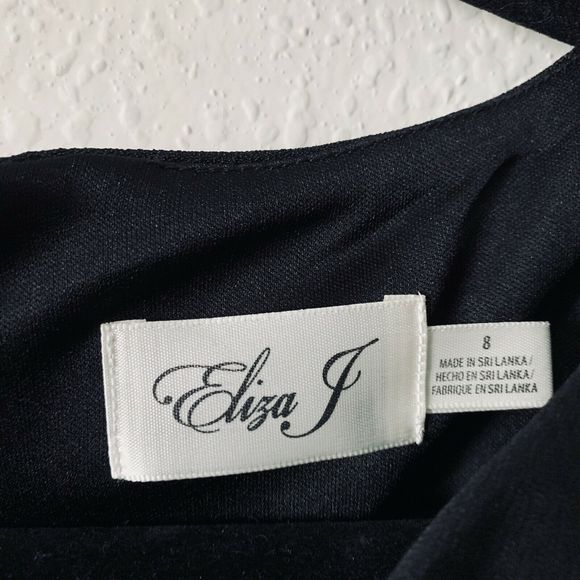 Eliza J Black Cold Shoulder Cocktail Dress - Picture 5 of 6